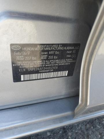 5npe24af3hh557476 - 2017 Hyundai Sonata Se - #53850835