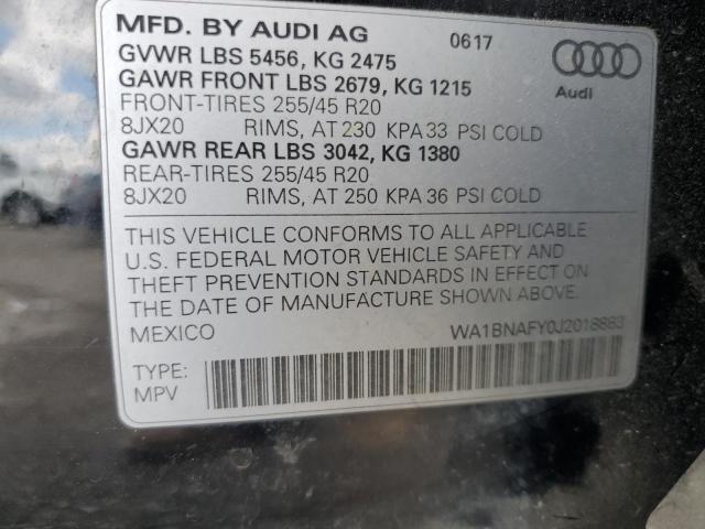 2018 AUDI Q5 PREMIUM - WA1BNAFY0J2018883