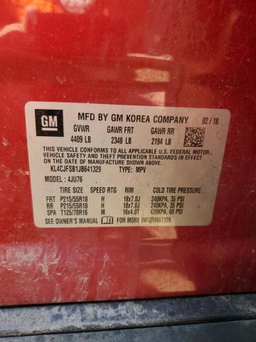 2018 BUICK ENCORE PRE - KL4CJFSB1JB641329