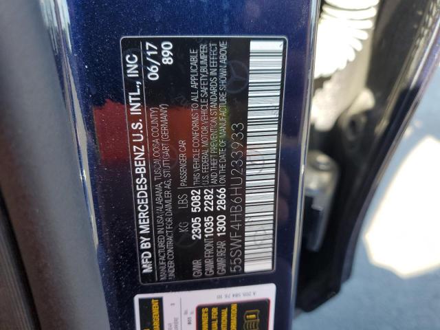 2017 MERCEDES-BENZ C 350E - 55SWF4HB6HU233933