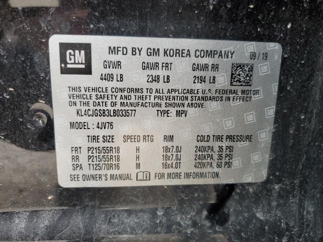 2020 BUICK ENCORE ESS - KL4CJGSB3LB033577