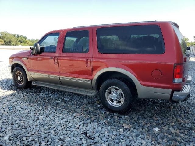 FORD EXCURSION 2001 maroon  gas 1FMNU42S61EB75207 photo #3