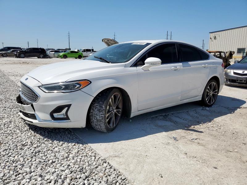 FORD FUSION TIT 2020 white  gas 3FA6P0D92LR174659 photo #1