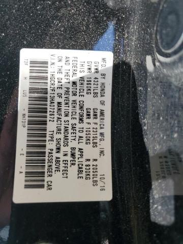 2017 HONDA ACCORD SPO - 1HGCR2F13HA072672