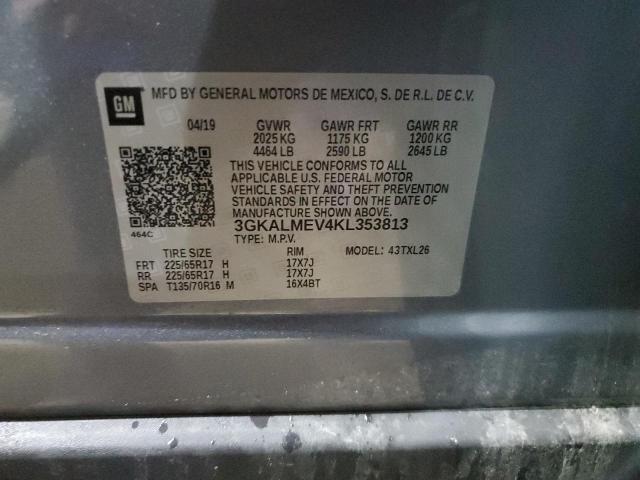 2019 GMC TERRAIN SL - 3GKALMEV4KL353813