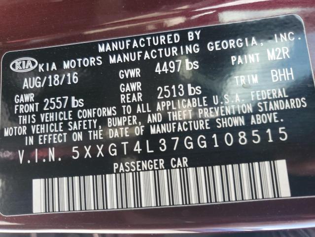 2016 KIA OPTIMA LX - 5XXGT4L37GG108515