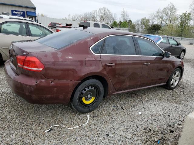 Vin: 1vwbp7a32dc087794, lot: 52509825, volkswagen passat se 20133