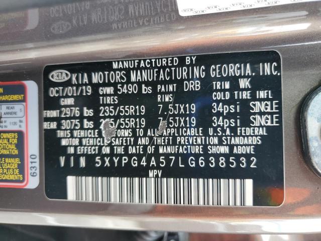 2020 KIA SORENTO S - 5XYPG4A57LG638532