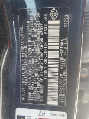 2015 TOYOTA CAMRY LE - 4T1BF1FK9FU084404