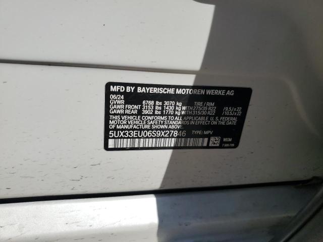 2025 BMW X5 M60I - 5UX33EU06S9X27846