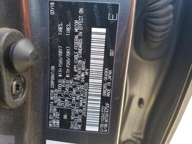 2018 TOYOTA 4RUNNER SR - JTEBU5JRXJ5604226