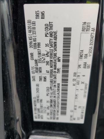 2016 FORD ESCAPE SE - 1FMCU0GX1GUA38968