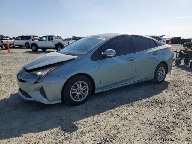 TOYOTA PRIUS 2016 green  hybrid engine JTDKBRFU9G3021178 photo #1