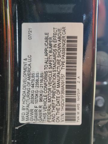2021 HONDA ACCORD SPO - 1HGCV1F35MA091757