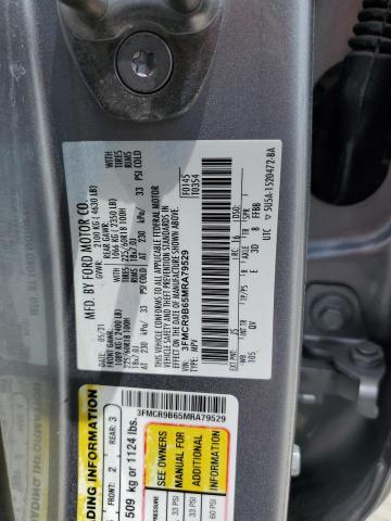 2021 FORD BRONCO SPO 3FMCR9B65MRA79529