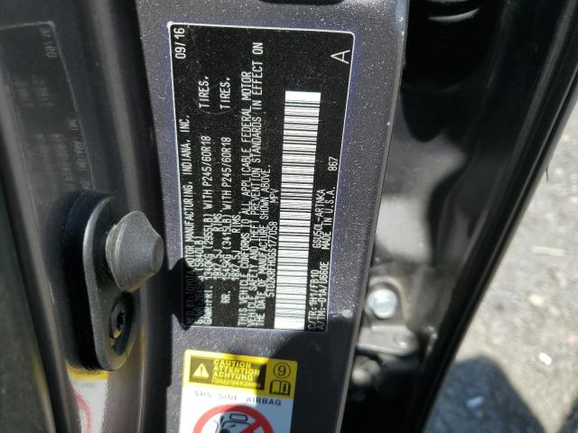 2016 TOYOTA HIGHLANDER - 5TDZKRFH0GS177058