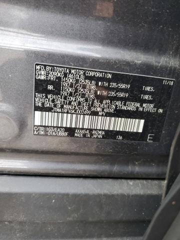 2019 TOYOTA RAV4 XLE P JTMA1RFV6KJ002499