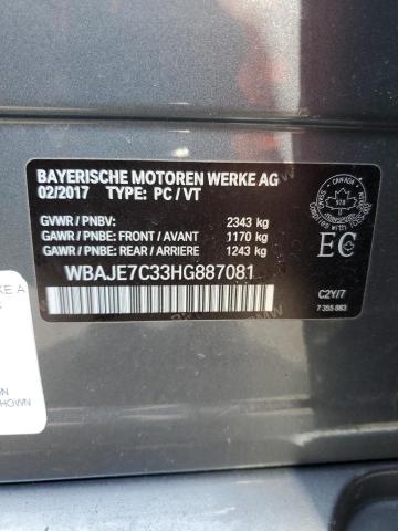 2017 BMW 540 XI WBAJE7C33HG887081