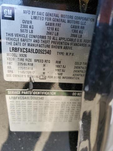 2020 BUICK ENVISION E - LRBFXCSA8LD092340
