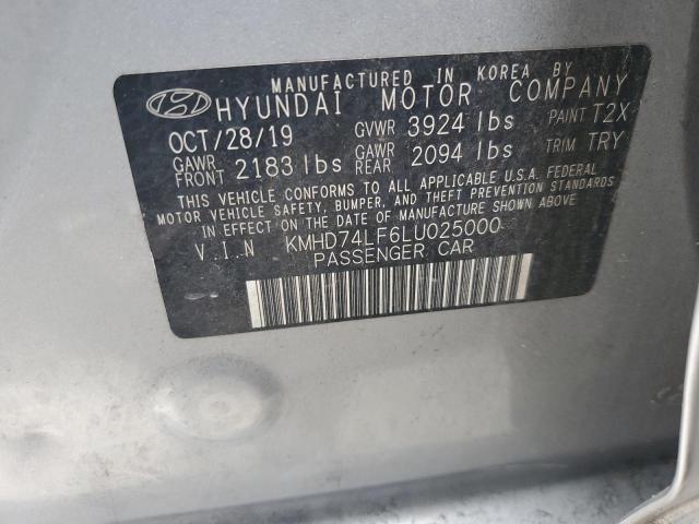 2020 HYUNDAI ELANTRA SE - KMHD74LF6LU025000