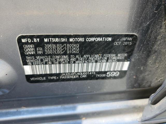 2016 MITSUBISHI LANCER ES - JA32U2FU4GU001415