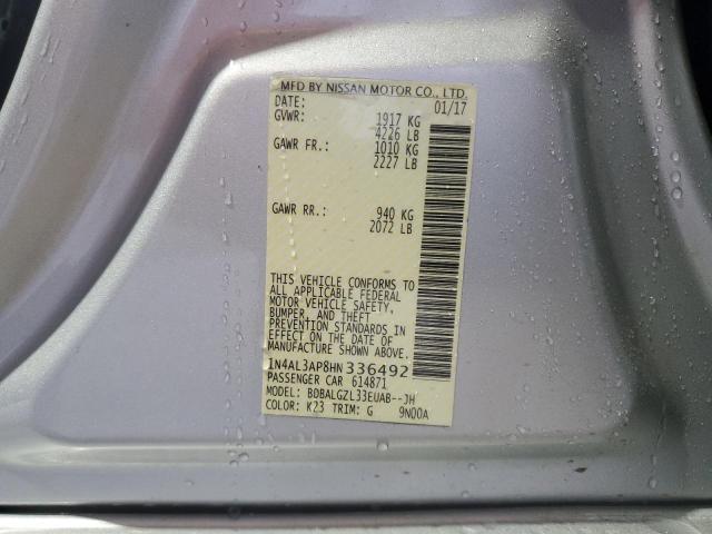 2017 NISSAN ALTIMA 2.5 - 1N4AL3AP8HN336492