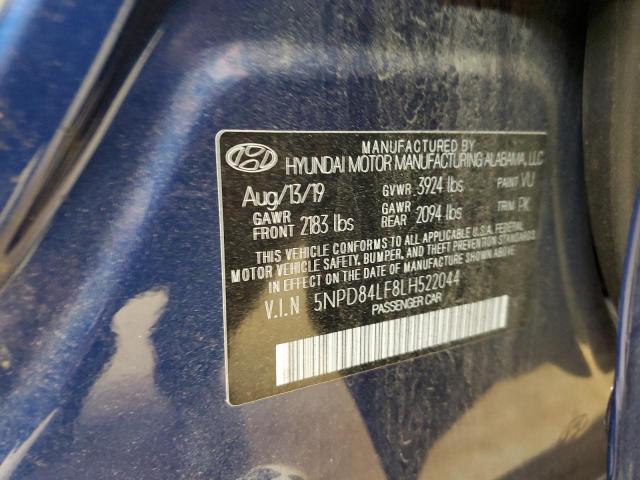 2020 HYUNDAI ELANTRA SE 5NPD84LF8LH522044