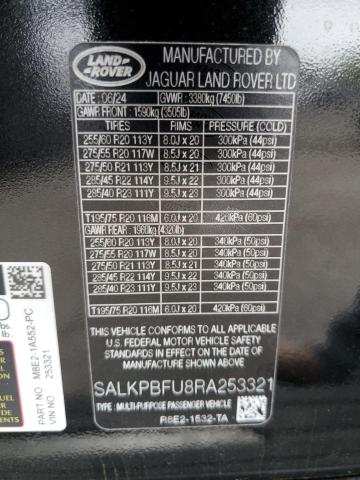 2024 LAND ROVER RANGE ROVE - SALKPBFU8RA253321