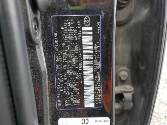 2020 TOYOTA AVALON XSE 4T1EZ1FB0LU044230