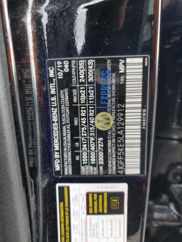 2020 MERCEDES-BENZ GLS 450 4M - 4JGFF5KE5LA129912