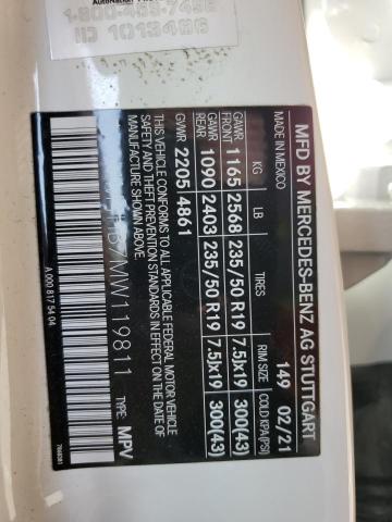 2021 MERCEDES-BENZ GLB 250 4M - W1N4M4HB7MW119811