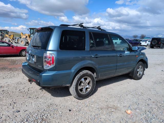 HONDA PILOT EX 2006 teal  gas 2HKYF18786H559025 photo #4