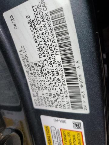 2023 HONDA ACCORD EX 1HGCY1F3XPA027256