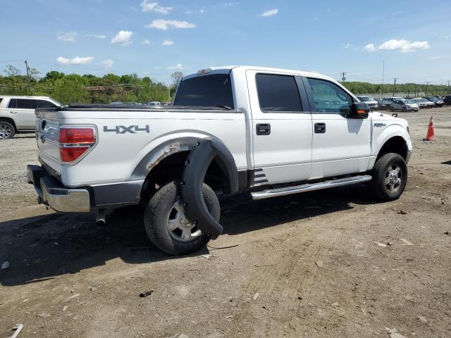 FORD F150 SUPER 2013 white crew pic flexible fuel 1FTFW1EF2DFA80433 photo #4