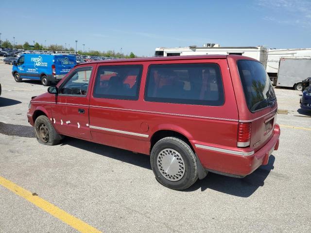 PLYMOUTH GRAND VOYA 1993 red extended gas 1P4GH44R0PX643369 photo #3
