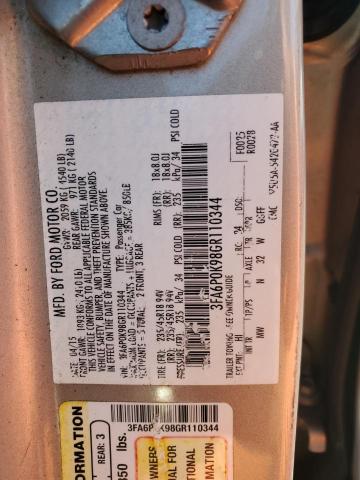 2016 FORD FUSION TIT - 3FA6P0K98GR110344