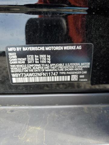 2022 BMW I4 EDRIVE - WBY73AW02NFN11747