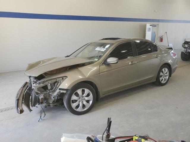 HONDA ACCORD EXL 2008 gold sedan 4d gas 1HGCP26848A112177 photo #1