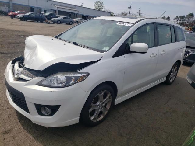 MAZDA 5 2010 white  gas JM1CR2WL6A0362562 photo #1
