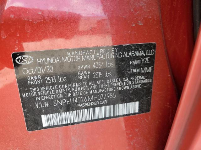2021 HYUNDAI SONATA LIM - 5NPEH4J26MH077955