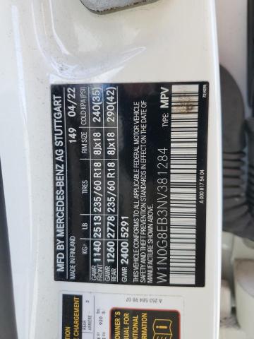 2022 MERCEDES-BENZ GLC 300 4M W1N0G8EB3NV381284