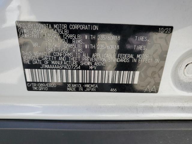 2023 TOYOTA BZ4X XLE JTMAAAAA6PA027254