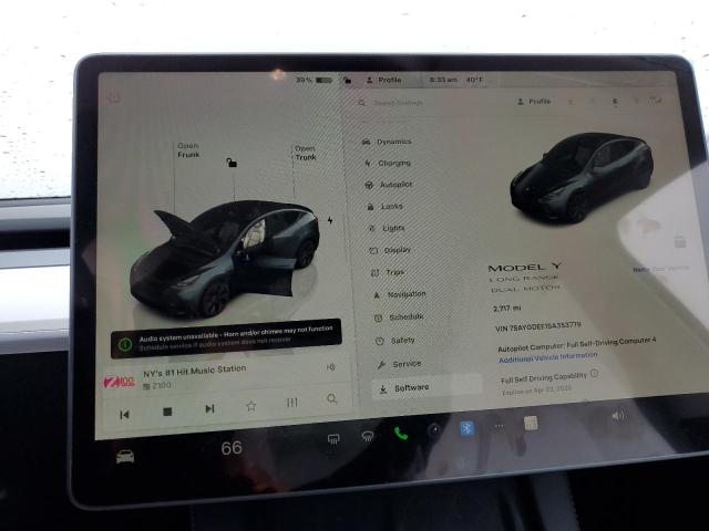 2025 TESLA MODEL Y - 7SAYGDEE1SA353779
