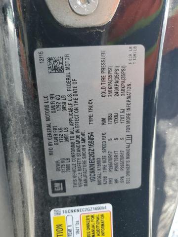 2016 CHEVROLET SILVERADO - 1GCNKNEC2GZ169054