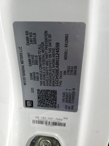 2022 CHEVROLET COLORADO - 1GCHSBEA8N1124559