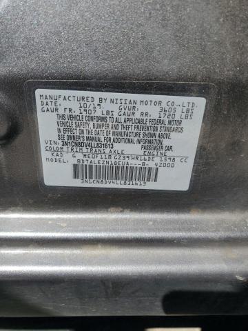 2020 NISSAN VERSA S - 3N1CN8DV4LL831613