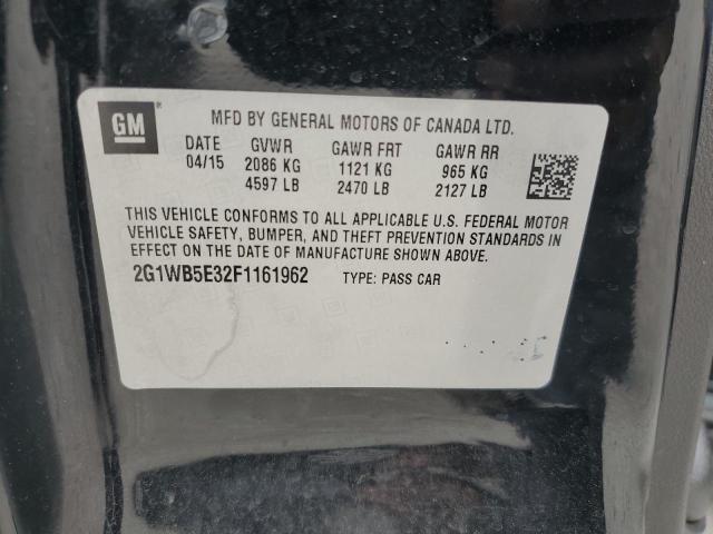 2015 CHEVROLET IMPALA LIM 2G1WB5E32F1161962