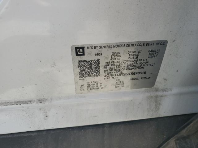 2019 CHEVROLET BLAZER RS - 3GNKBJRS5KS678615