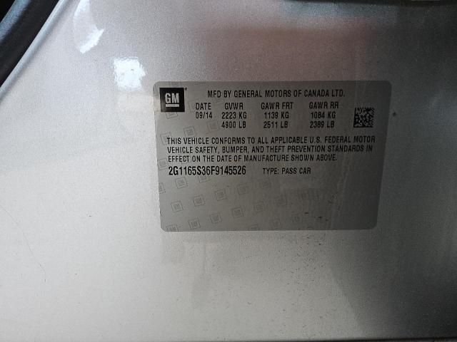 2015 CHEVROLET IMPALA LTZ - 2G1165S36F9145526