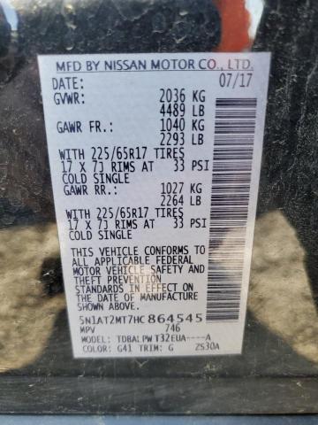 2017 NISSAN ROGUE S - 5N1AT2MT7HC864545